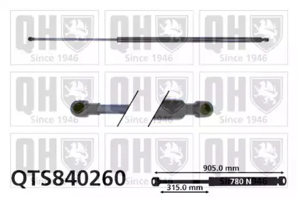Газовая пружина, крышка багажник QUINTON HAZELL купить