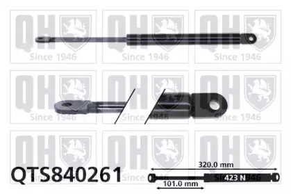 Газовая пружина, капот QUINTON HAZELL купить