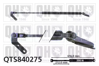 Газовая пружина, крышка багажник QUINTON HAZELL купить