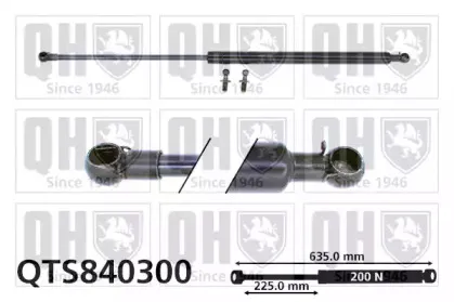 Газовая пружина, крышка багажник QUINTON HAZELL купить