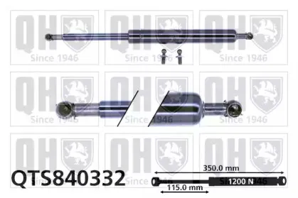 Газовая пружина, крышка багажник QUINTON HAZELL купить