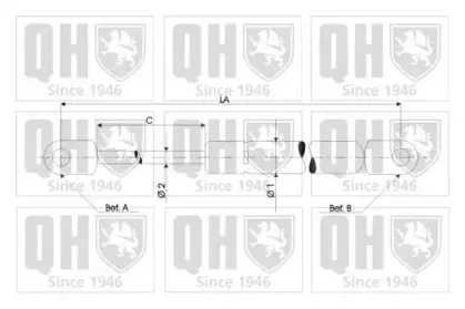Газовая пружина, капот QUINTON HAZELL купить