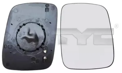 Зеркальное стекло, наружное зеркало TYC купить