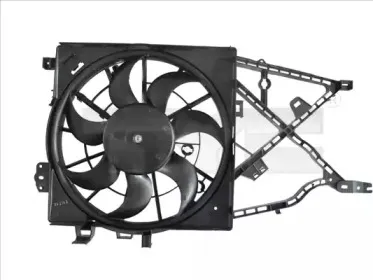 Вентилятор, охлаждение двигателя TYC купить