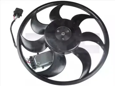 Вентилятор, охлаждение двигателя TYC купить