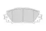 Комплект тормозных колодок, дисковый тормоз FERODO купить