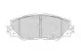 Комплект тормозных колодок, дисковый тормоз FERODO купить