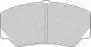 Комплект тормозных колодок, дисковый тормоз FERODO купить