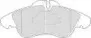 Комплект тормозных колодок, дисковый тормоз FERODO купить