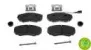 Комплект тормозных колодок, дисковый тормоз FERODO купить