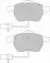Комплект тормозных колодок, дисковый тормоз FERODO купить