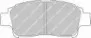 Комплект тормозных колодок, дисковый тормоз FERODO купить