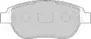 Комплект тормозных колодок, дисковый тормоз FERODO купить