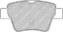 Комплект тормозных колодок, дисковый тормоз FERODO купить