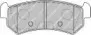 Комплект тормозных колодок, дисковый тормоз FERODO купить