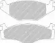Комплект тормозных колодок, дисковый тормоз FERODO купить