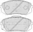 Комплект тормозных колодок, дисковый тормоз FERODO купить