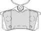 Комплект тормозных колодок, дисковый тормоз FERODO купить