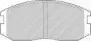 Комплект тормозных колодок, дисковый тормоз FERODO купить