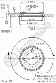 Тормозной диск BREMBO купить