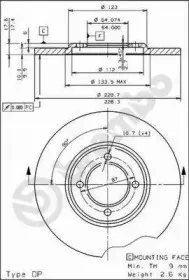 Тормозной диск BREMBO купить
