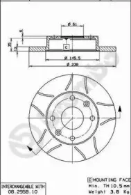 Тормозной диск BREMBO купить