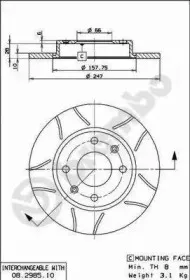 Тормозной диск BREMBO купить