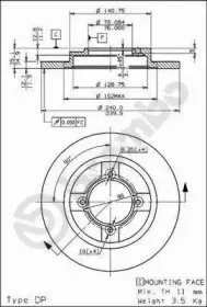 Тормозной диск BREMBO купить