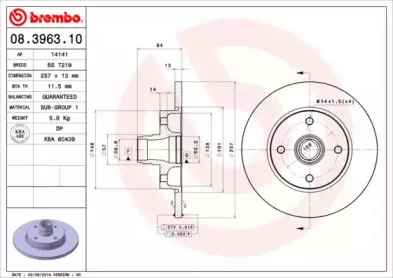Тормозной диск BREMBO купить