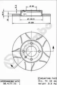 Тормозной диск BREMBO купить