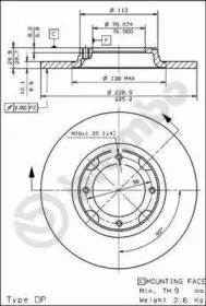 Тормозной диск BREMBO купить
