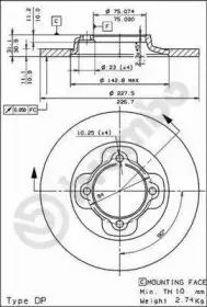 Тормозной диск BREMBO купить