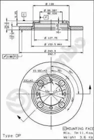 Тормозной диск BREMBO купить