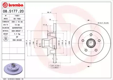 Тормозной диск BREMBO купить