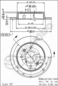 Тормозной диск BREMBO купить