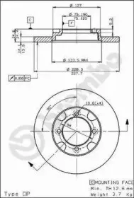 Тормозной диск BREMBO купить