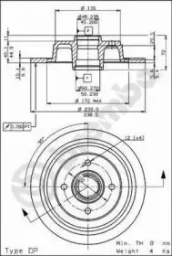 Тормозной диск BREMBO купить