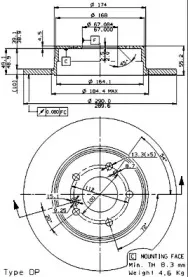 Тормозной диск BREMBO купить