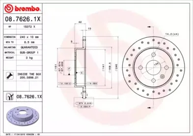 Тормозной диск BREMBO купить