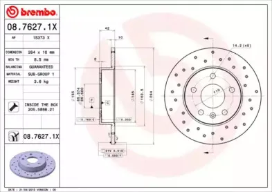 Тормозной диск BREMBO купить