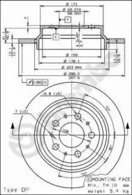 Тормозной диск BREMBO купить