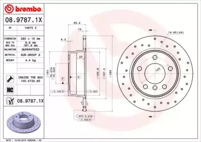 Тормозной диск BREMBO купить