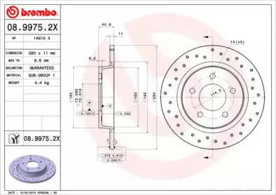 Тормозной диск BREMBO купить