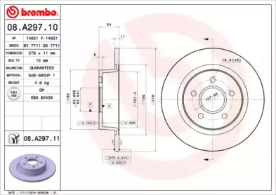 Тормозной диск BREMBO купить