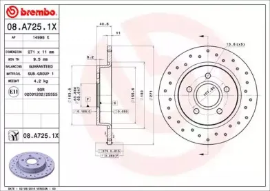 Тормозной диск BREMBO купить
