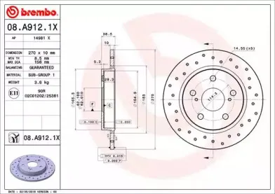 Тормозной диск BREMBO купить