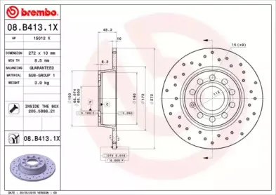 Тормозной диск BREMBO купить