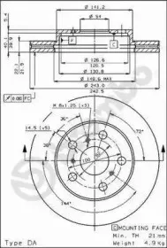 Тормозной диск BREMBO купить
