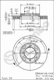 Тормозной диск BREMBO купить