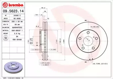 Тормозной диск BREMBO купить